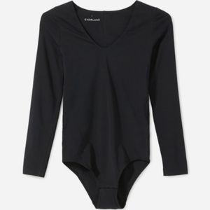 The Long-Sleeve V-Neck Bodysuit